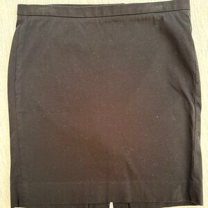 Gap Black Pencil Skirt - Slit Back - Size 10